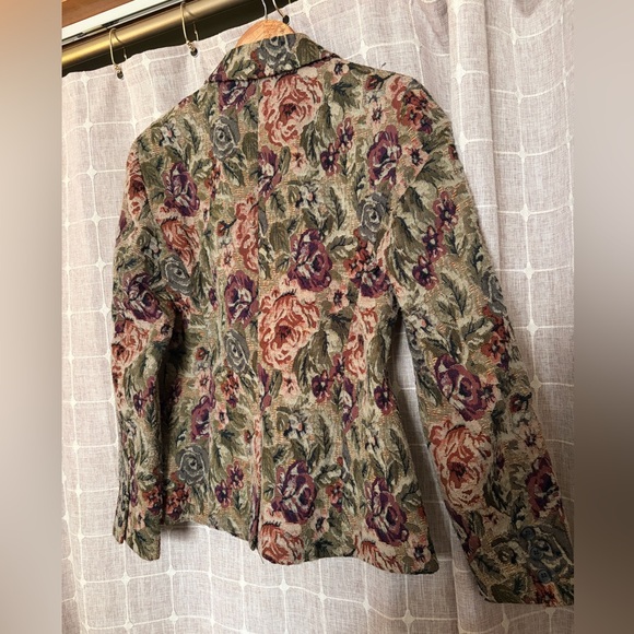 Vintage🤩 Tapestry Blazer Jacket from Newport News Sz 10 - Picture 5 of 6
